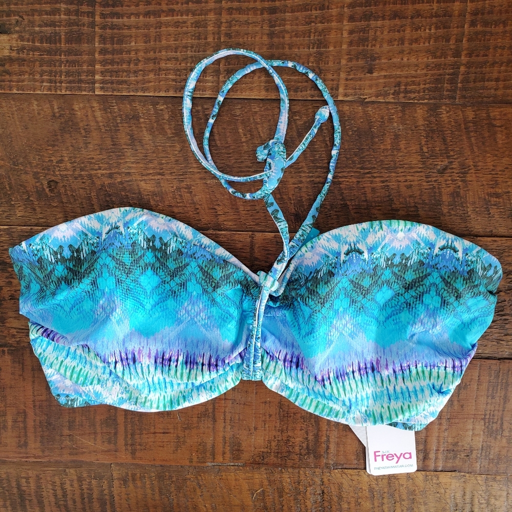 Freya Seascape Bandeau Bikini Top 32F